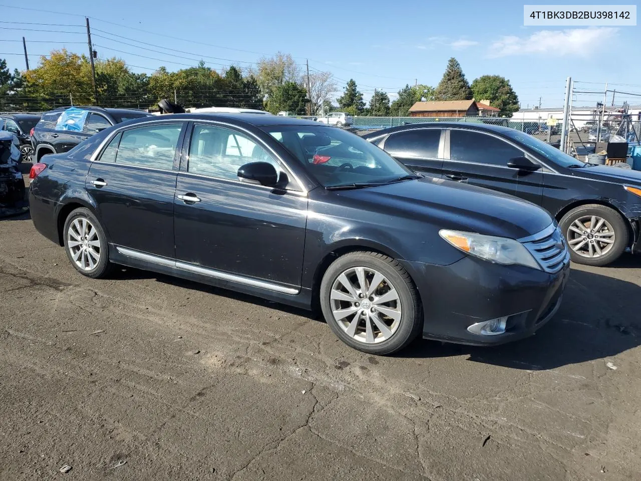 4T1BK3DB2BU398142 2011 Toyota Avalon Base