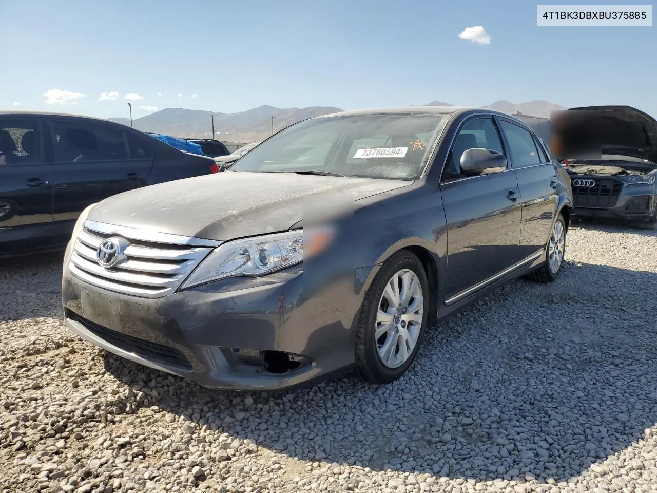 4T1BK3DBXBU375885 2011 Toyota Avalon Base