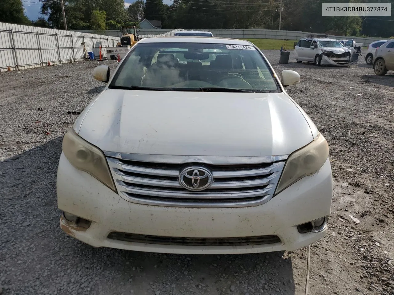 2011 Toyota Avalon Base VIN: 4T1BK3DB4BU377874 Lot: 74271424