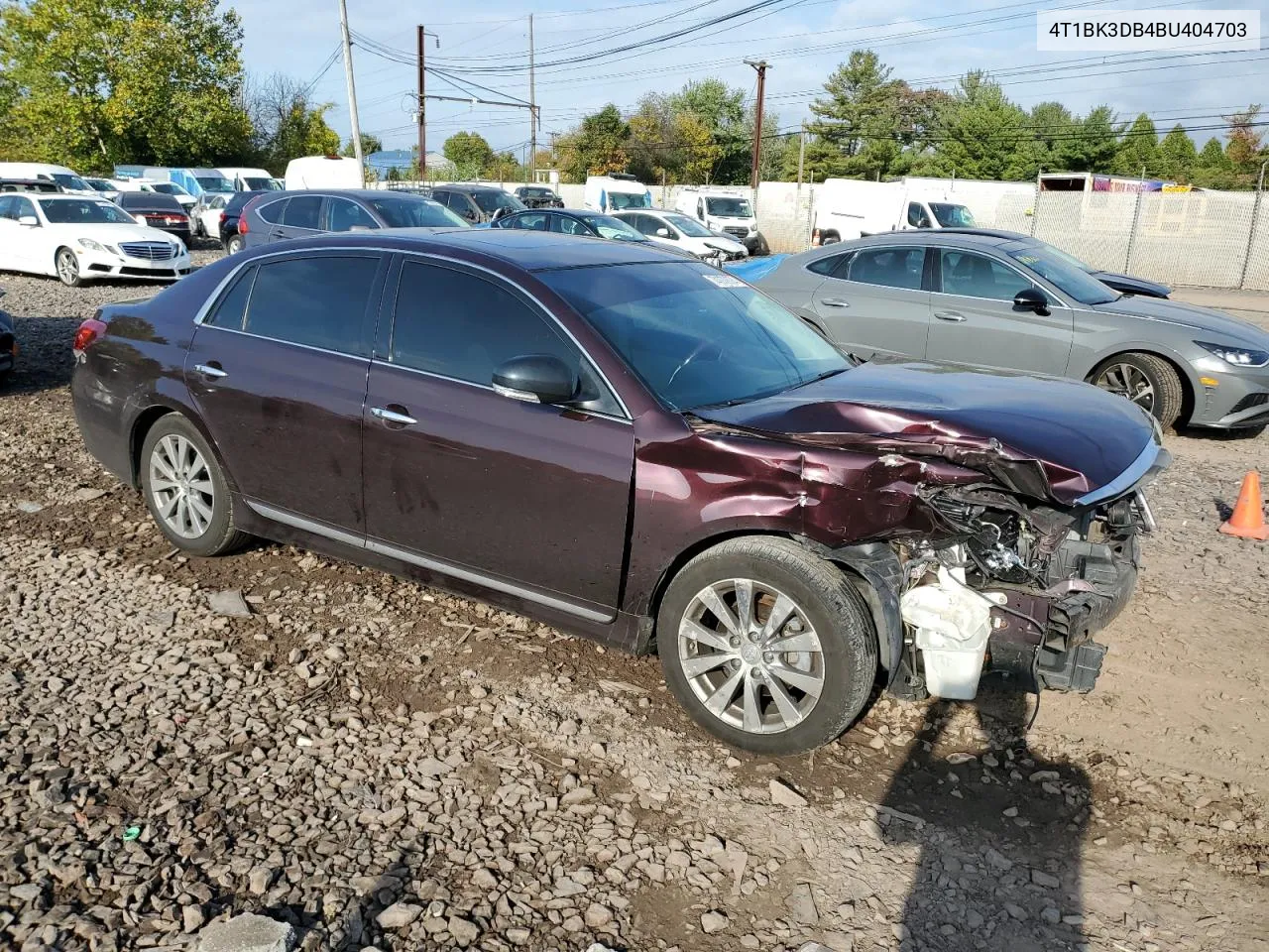 2011 Toyota Avalon Base VIN: 4T1BK3DB4BU404703 Lot: 74372624