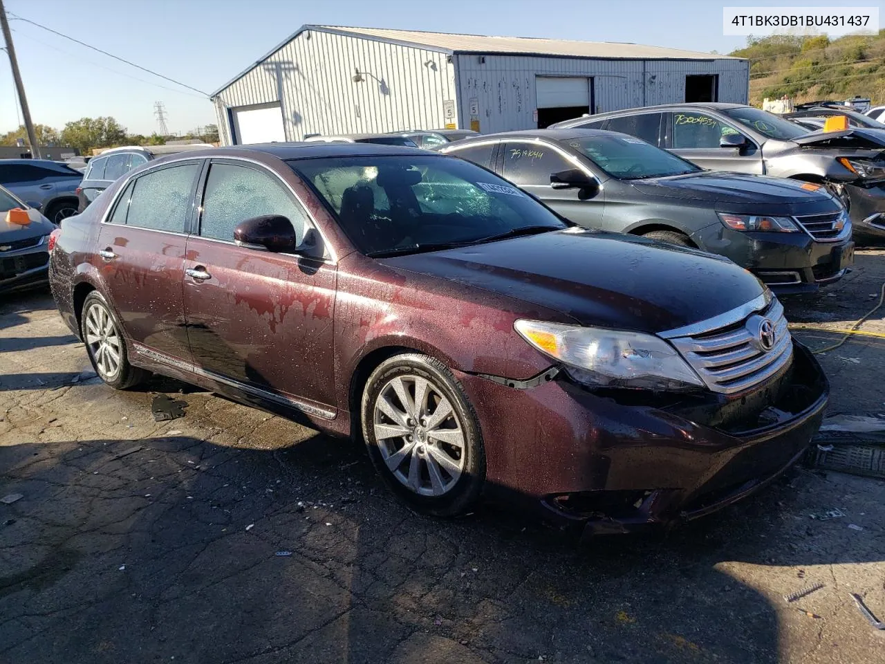 2011 Toyota Avalon Base VIN: 4T1BK3DB1BU431437 Lot: 74472324