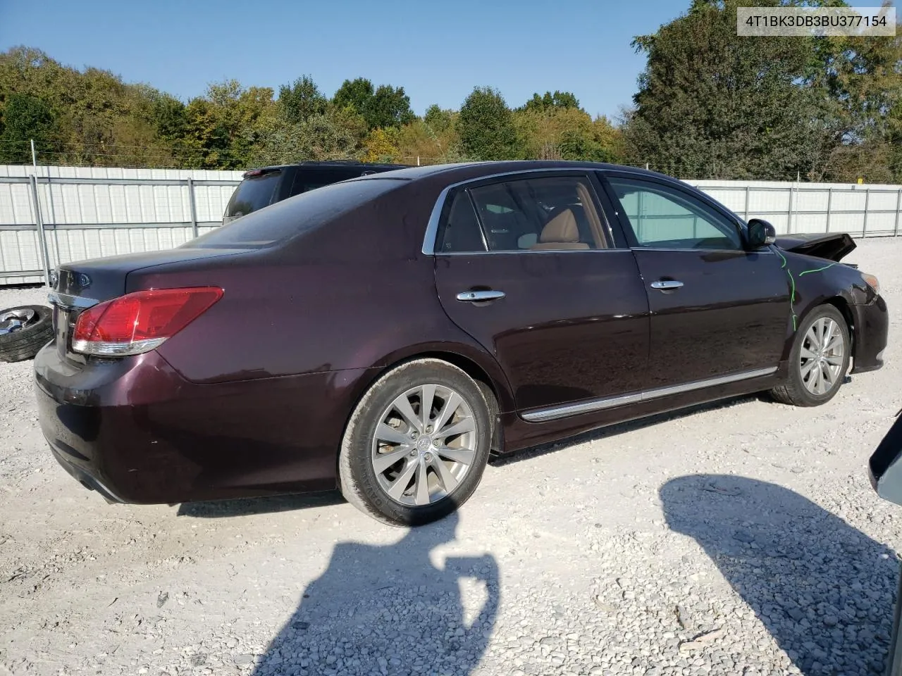 2011 Toyota Avalon Base VIN: 4T1BK3DB3BU377154 Lot: 74770704