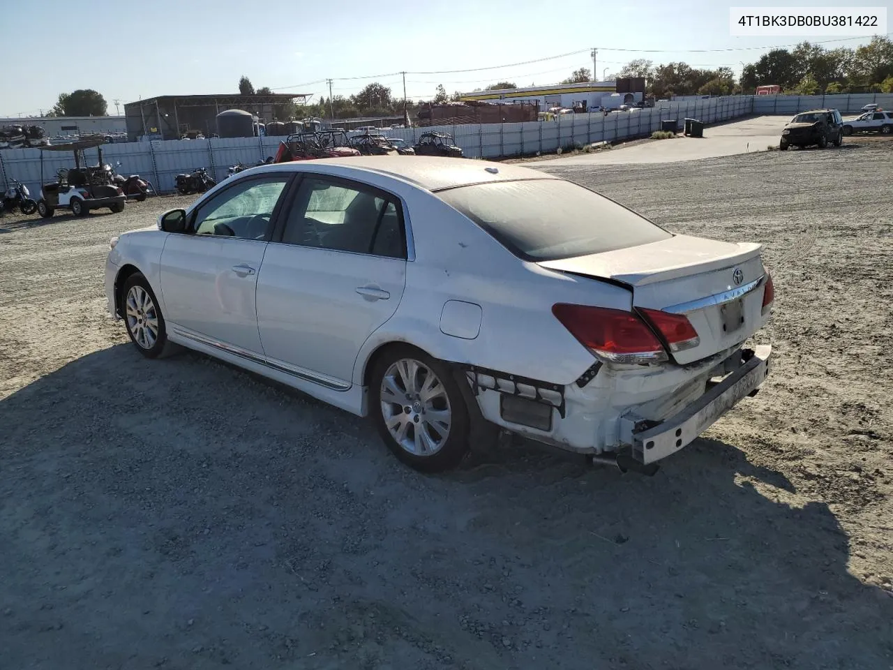 2011 Toyota Avalon Base VIN: 4T1BK3DB0BU381422 Lot: 74815264