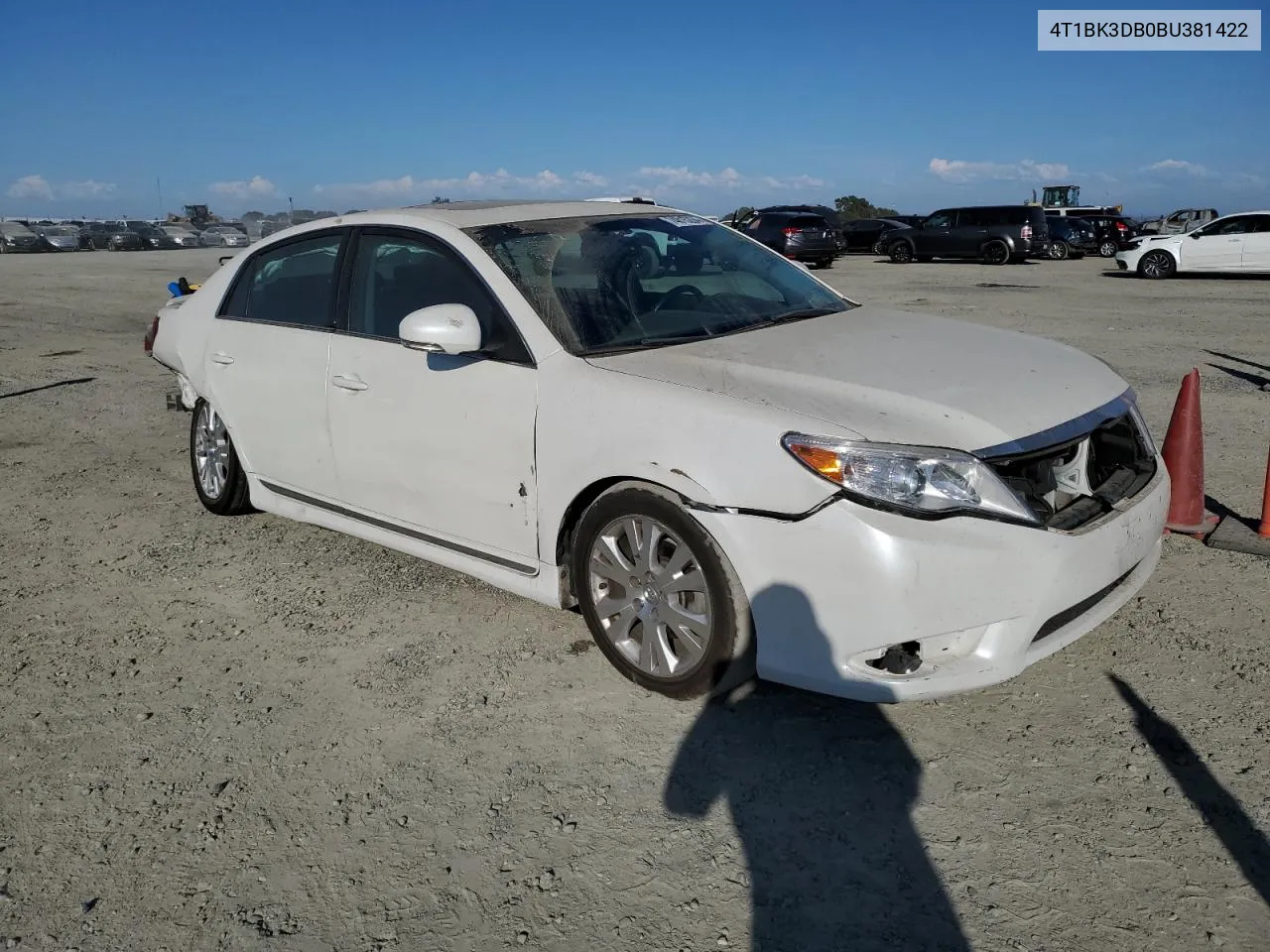 2011 Toyota Avalon Base VIN: 4T1BK3DB0BU381422 Lot: 74815264