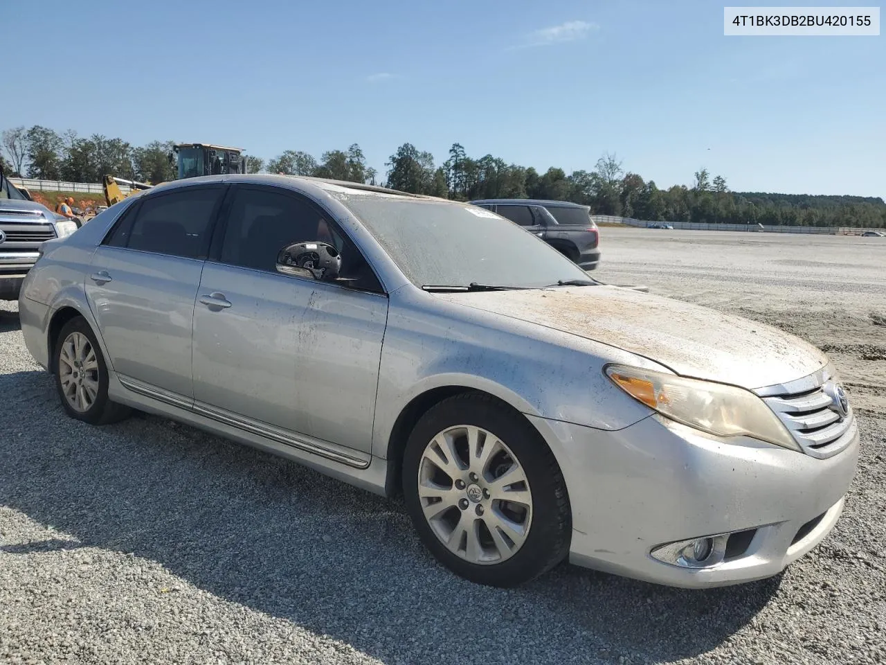 2011 Toyota Avalon Base VIN: 4T1BK3DB2BU420155 Lot: 74859584