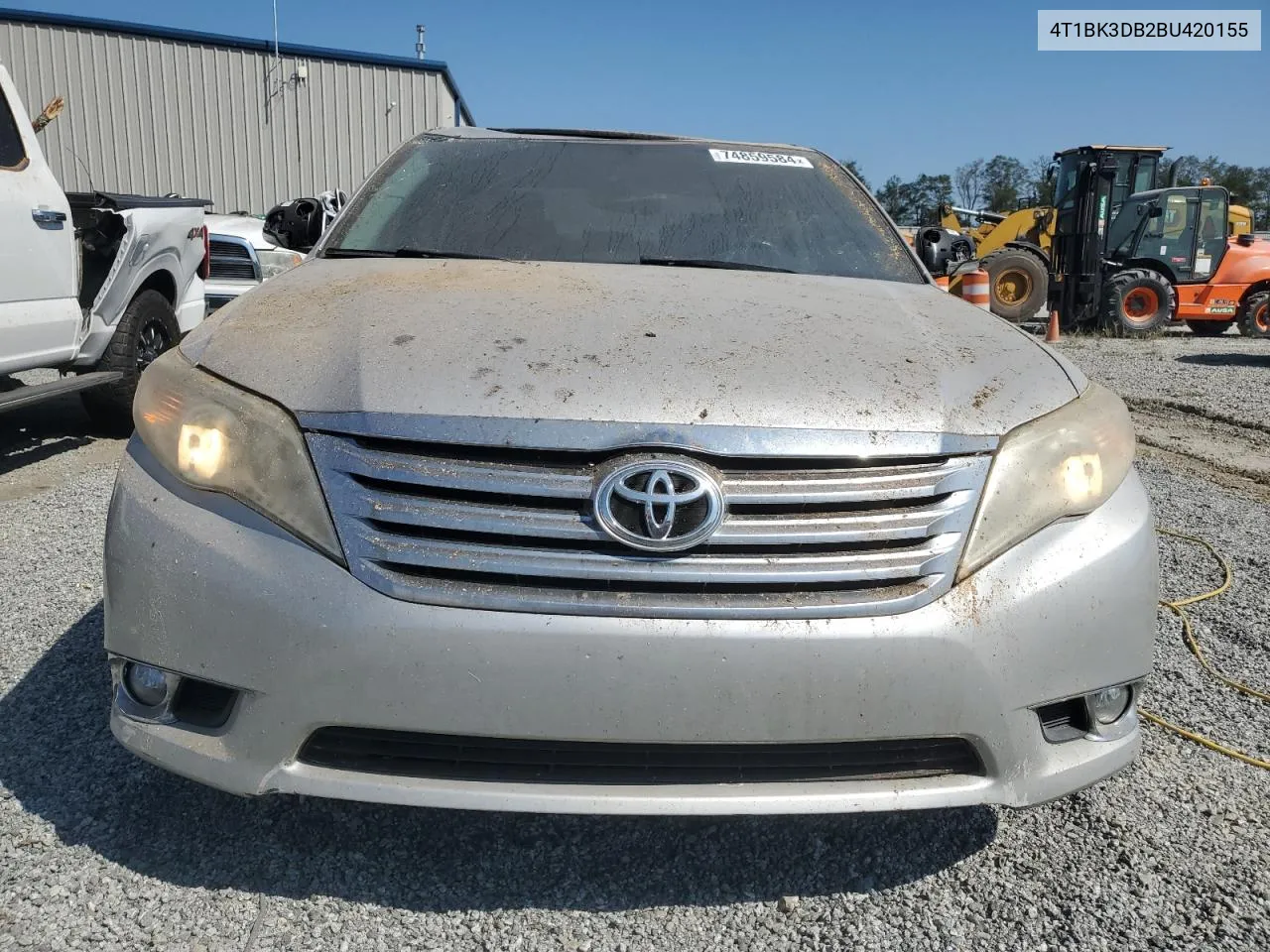 2011 Toyota Avalon Base VIN: 4T1BK3DB2BU420155 Lot: 74859584