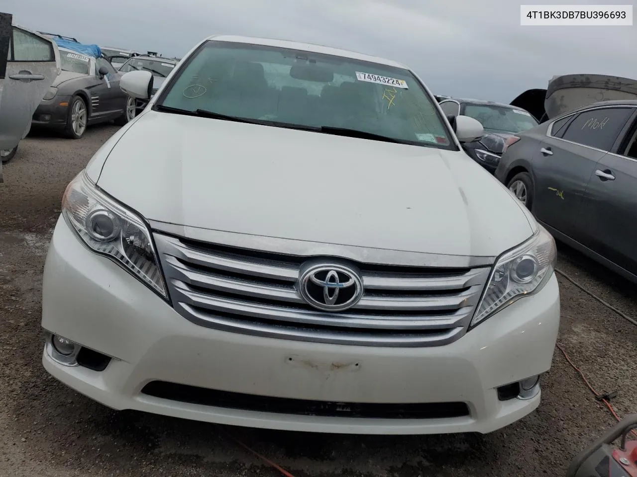 2011 Toyota Avalon Base VIN: 4T1BK3DB7BU396693 Lot: 74943224