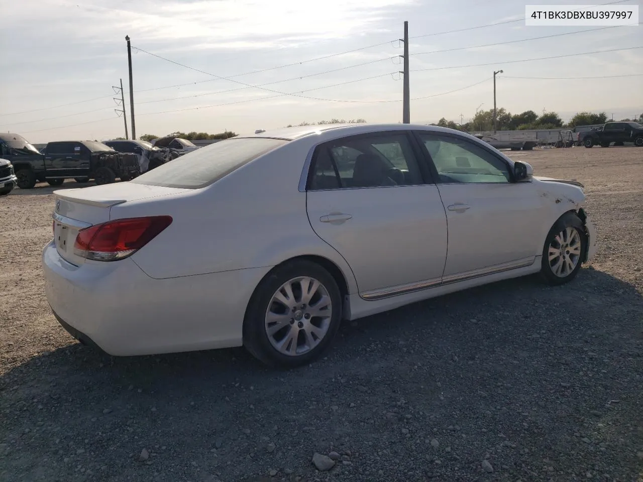 2011 Toyota Avalon Base VIN: 4T1BK3DBXBU397997 Lot: 75397544