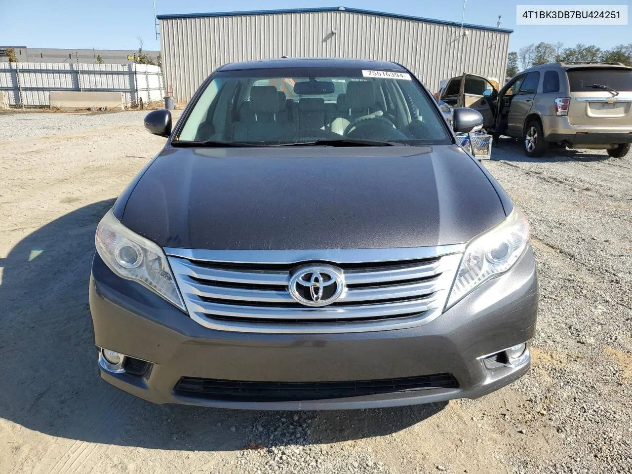 2011 Toyota Avalon Base VIN: 4T1BK3DB7BU424251 Lot: 75516394