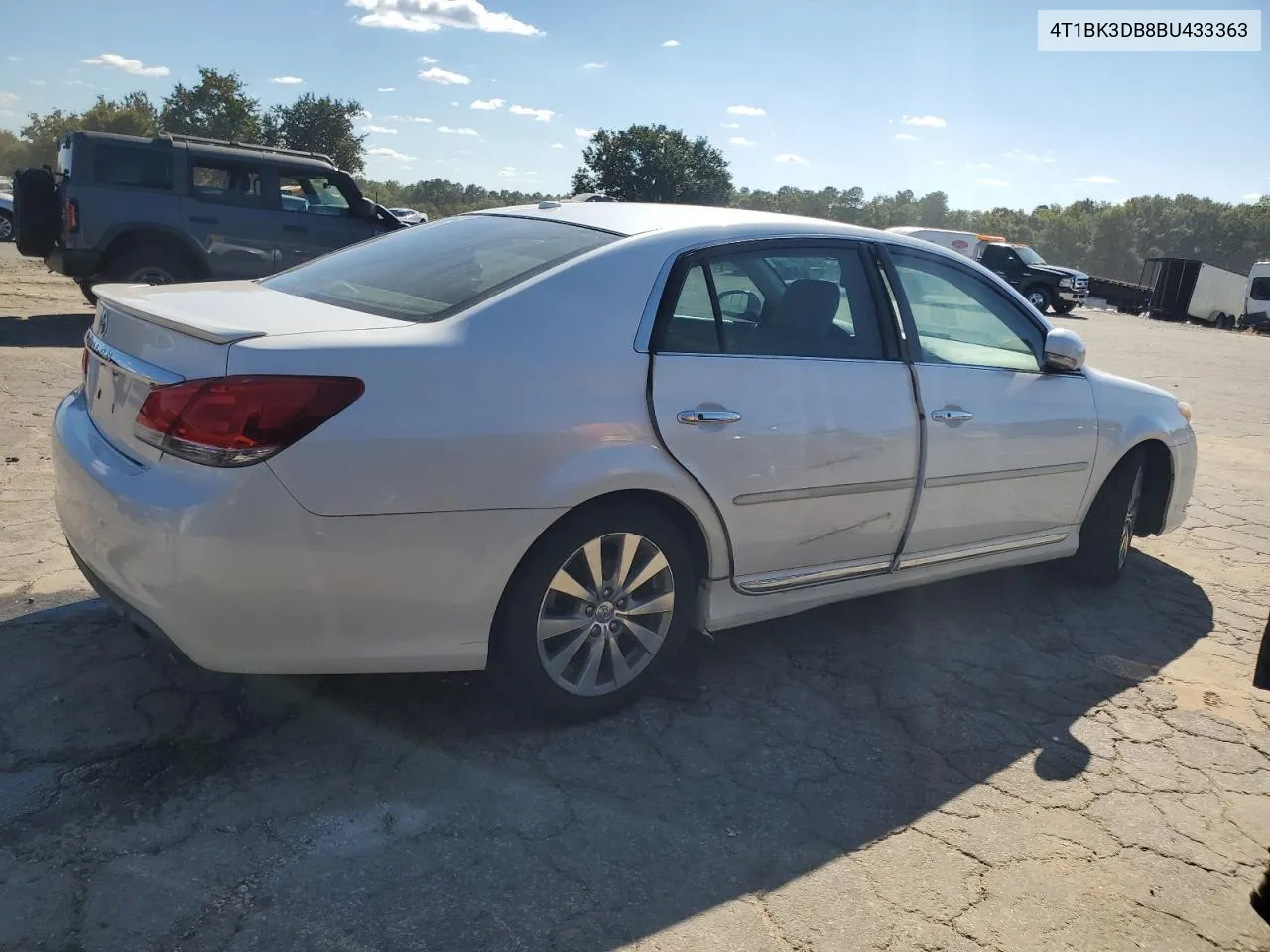 2011 Toyota Avalon Base VIN: 4T1BK3DB8BU433363 Lot: 75547364