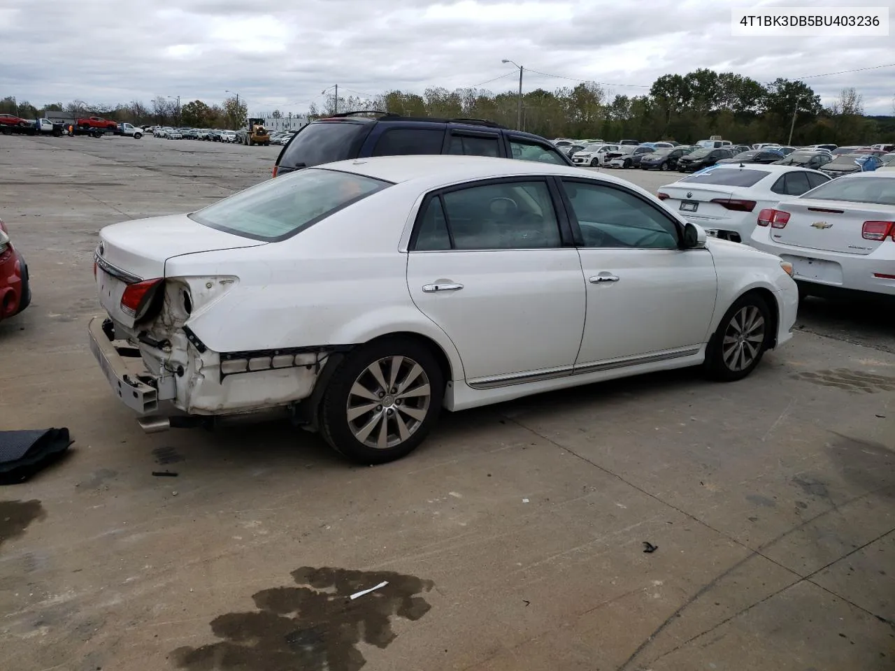 2011 Toyota Avalon Base VIN: 4T1BK3DB5BU403236 Lot: 75565014