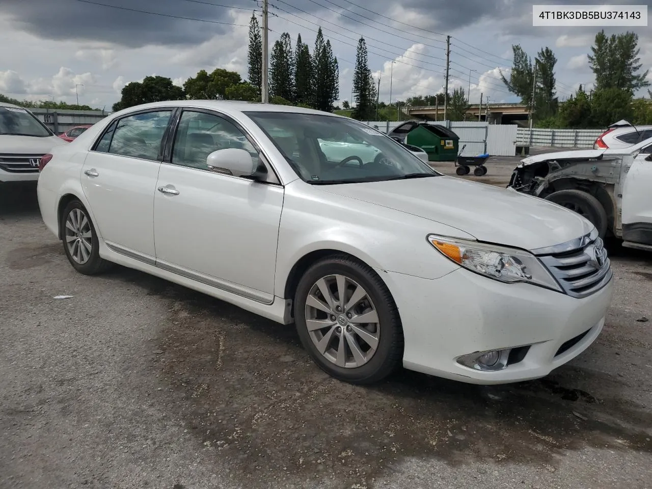 2011 Toyota Avalon Base VIN: 4T1BK3DB5BU374143 Lot: 75713534