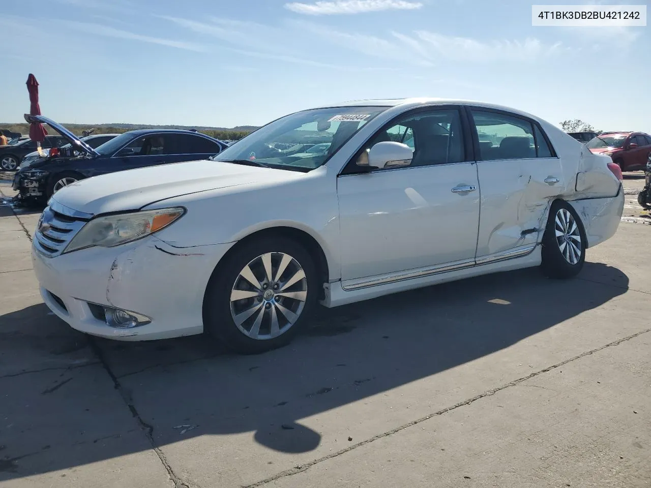 2011 Toyota Avalon Base VIN: 4T1BK3DB2BU421242 Lot: 75944844