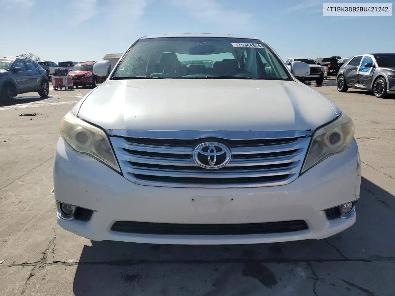 2011 Toyota Avalon Base VIN: 4T1BK3DB2BU421242 Lot: 75944844