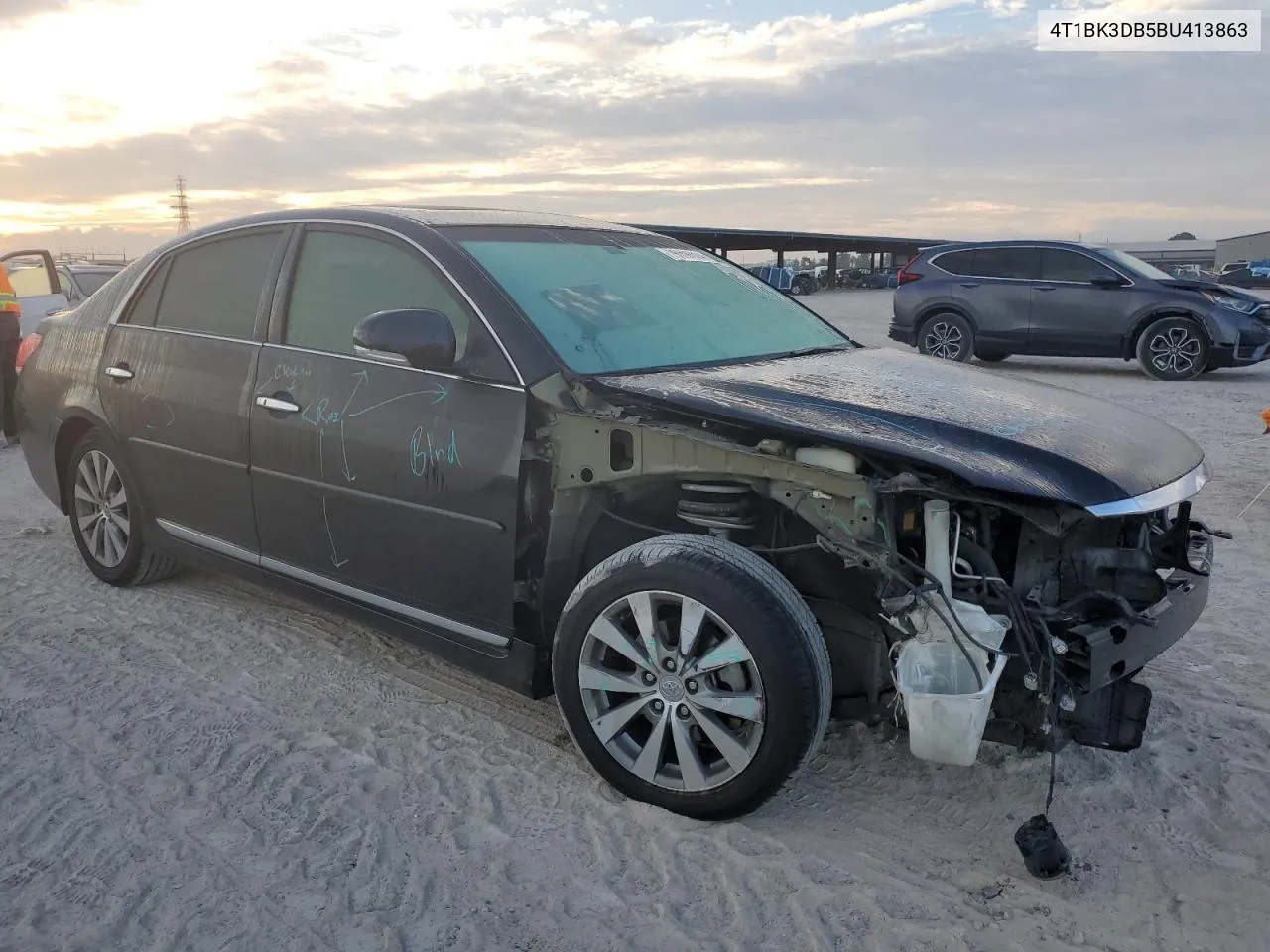 2011 Toyota Avalon Base VIN: 4T1BK3DB5BU413863 Lot: 75996924