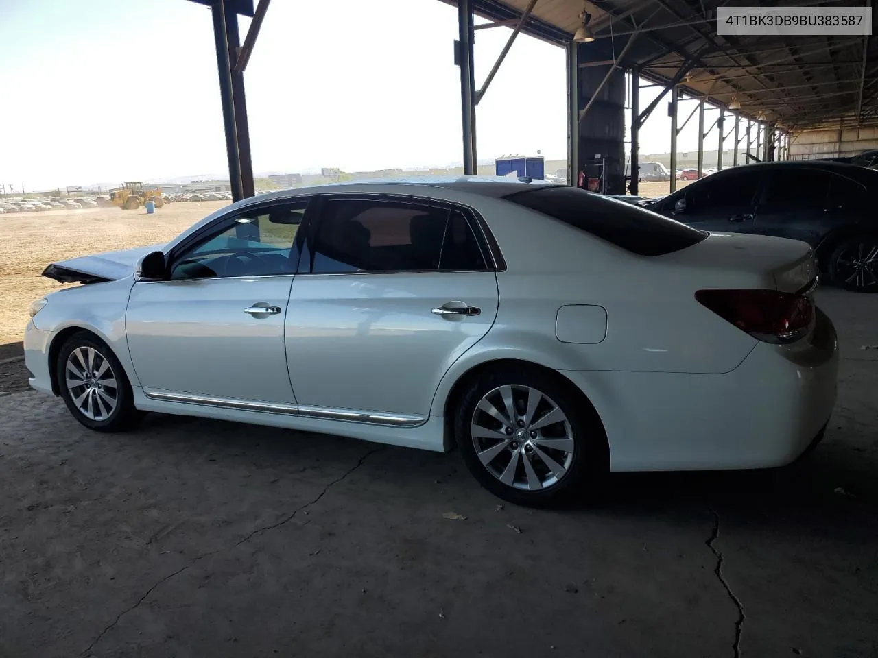 2011 Toyota Avalon Base VIN: 4T1BK3DB9BU383587 Lot: 76435664