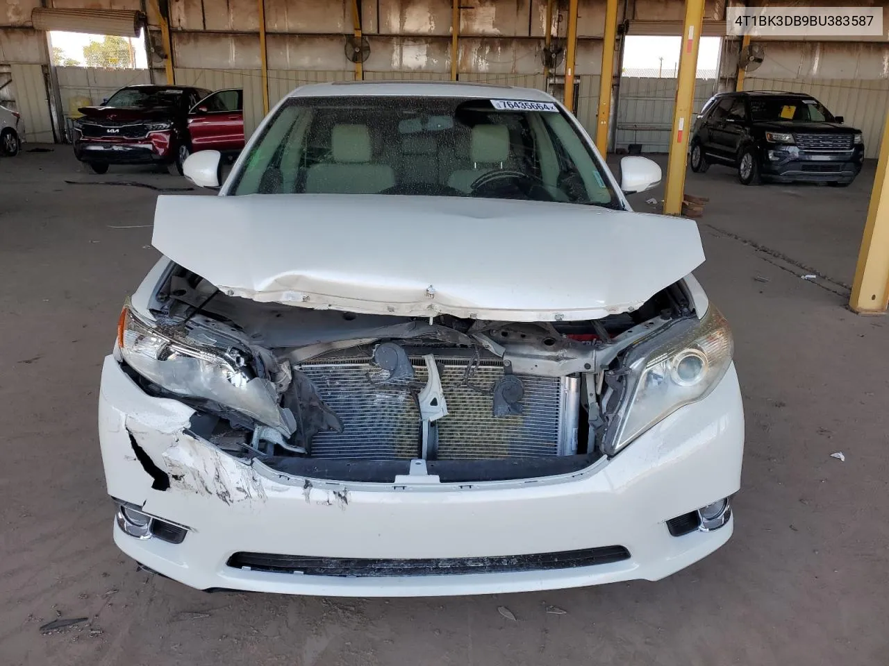 2011 Toyota Avalon Base VIN: 4T1BK3DB9BU383587 Lot: 76435664