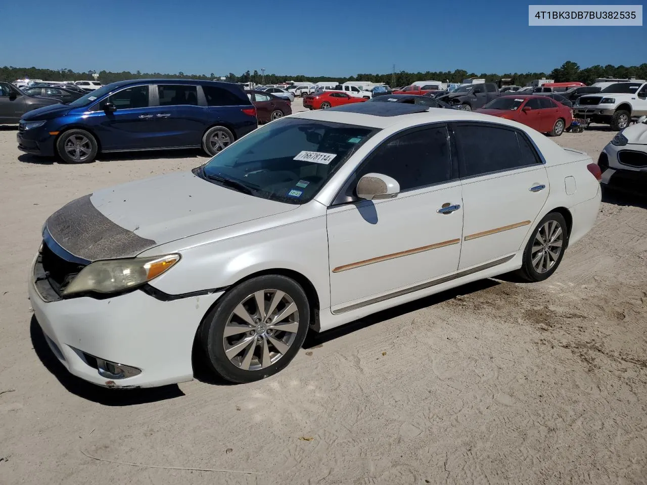 2011 Toyota Avalon Base VIN: 4T1BK3DB7BU382535 Lot: 76678114