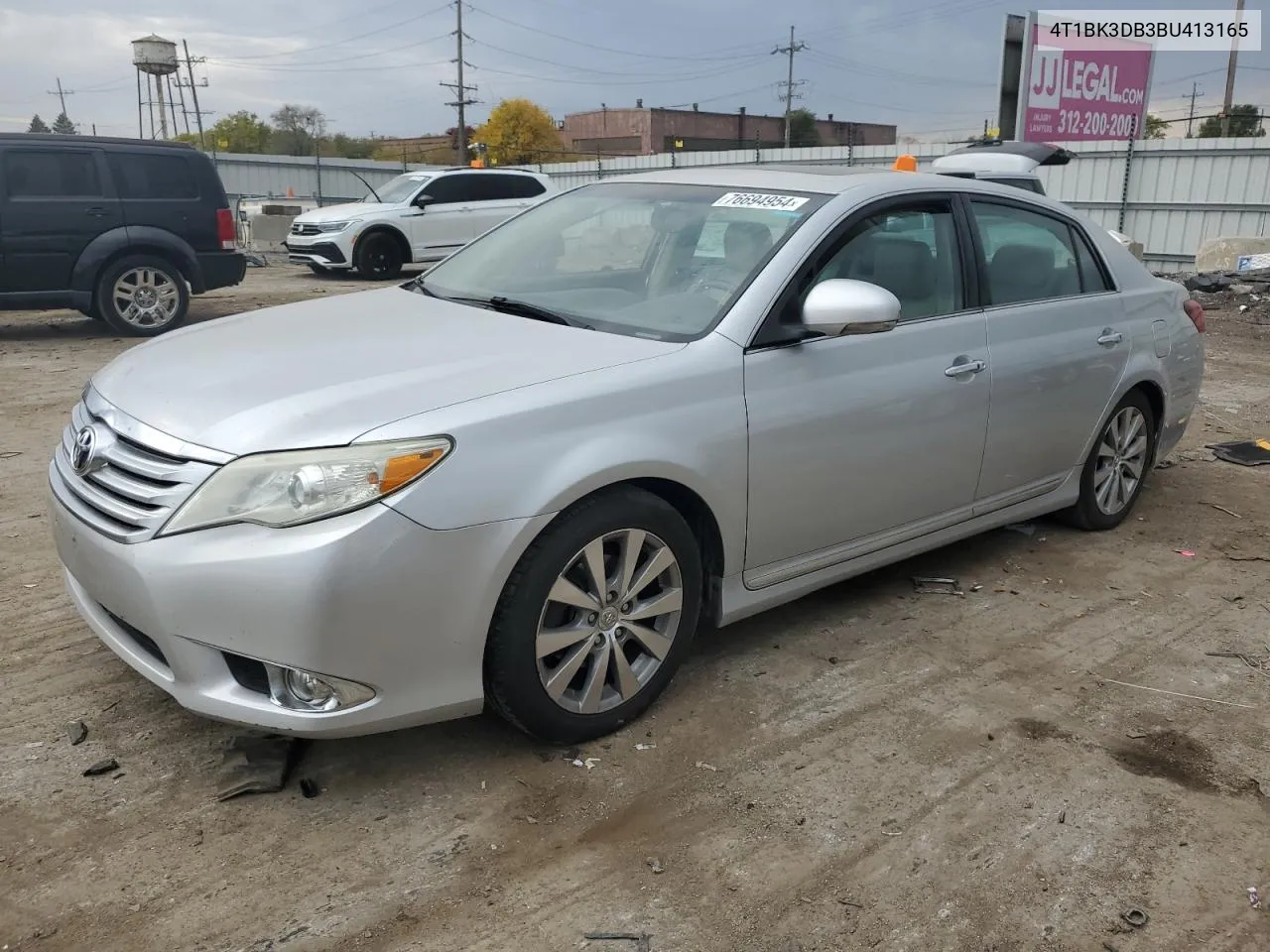 2011 Toyota Avalon Base VIN: 4T1BK3DB3BU413165 Lot: 76694954