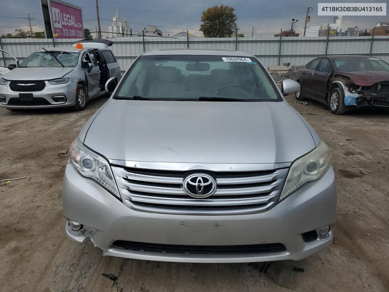 2011 Toyota Avalon Base VIN: 4T1BK3DB3BU413165 Lot: 76694954