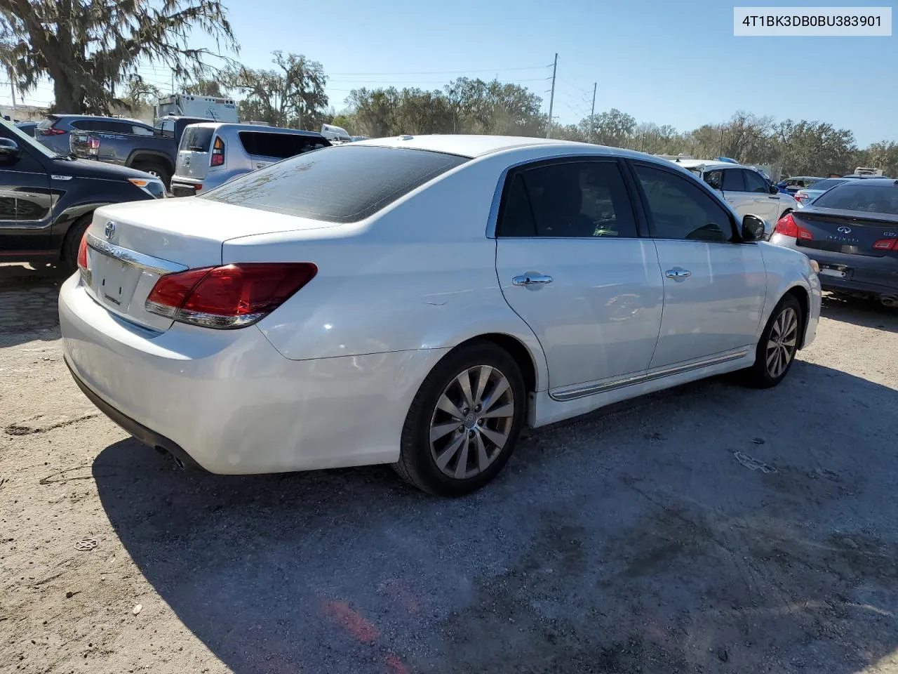 2011 Toyota Avalon Base VIN: 4T1BK3DB0BU383901 Lot: 77048734