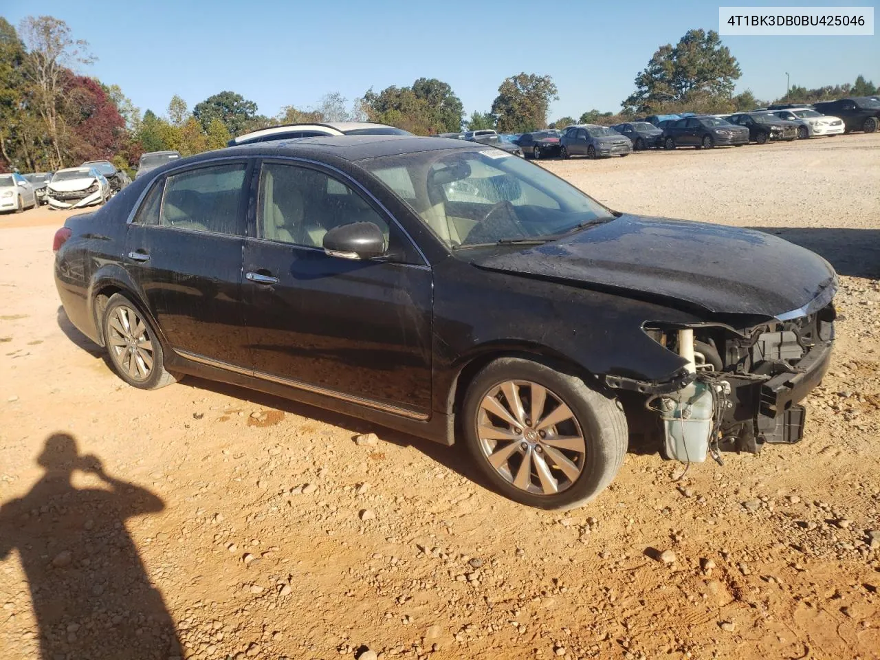 2011 Toyota Avalon Base VIN: 4T1BK3DB0BU425046 Lot: 77160874