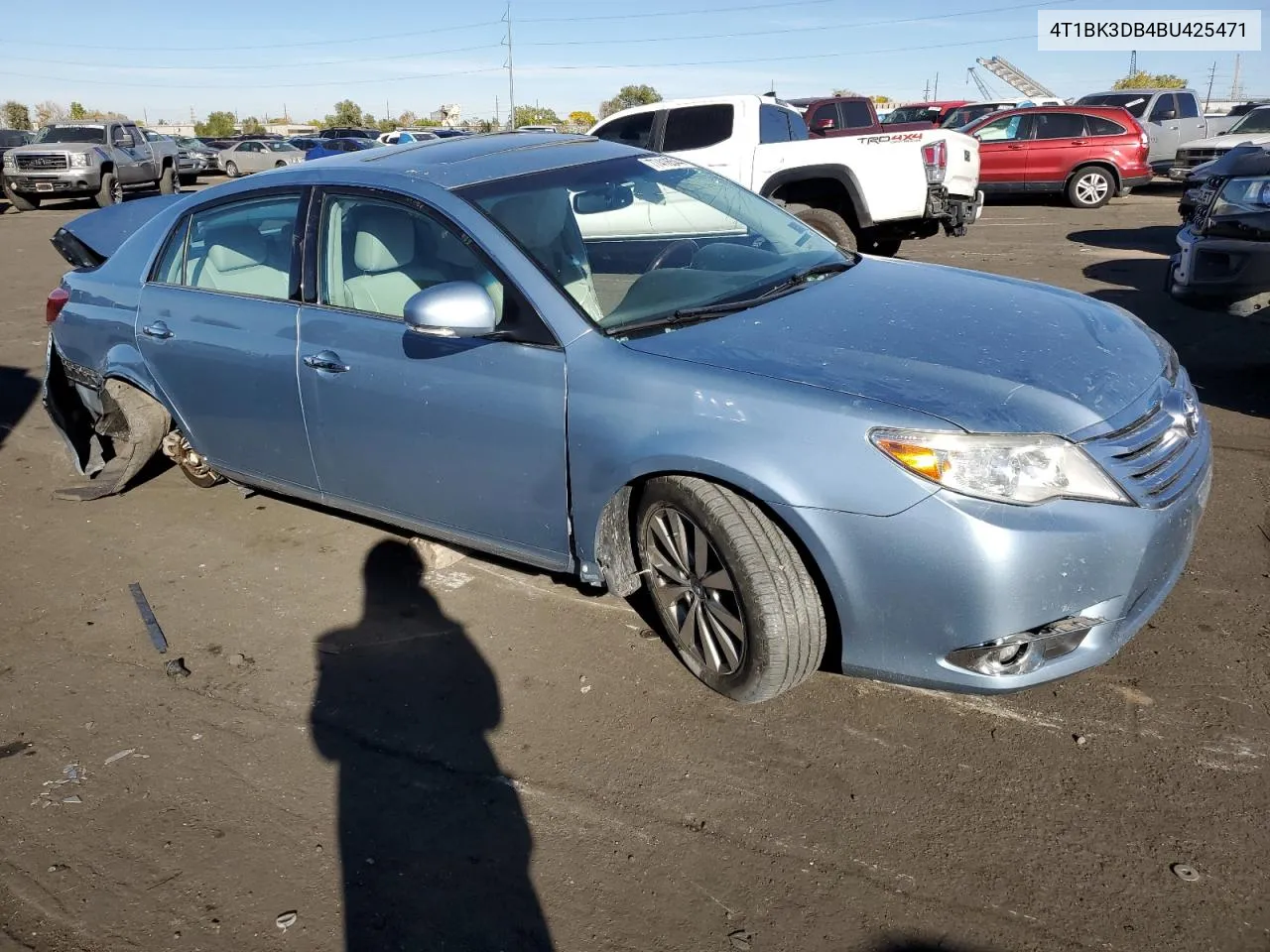 2011 Toyota Avalon Base VIN: 4T1BK3DB4BU425471 Lot: 77416544