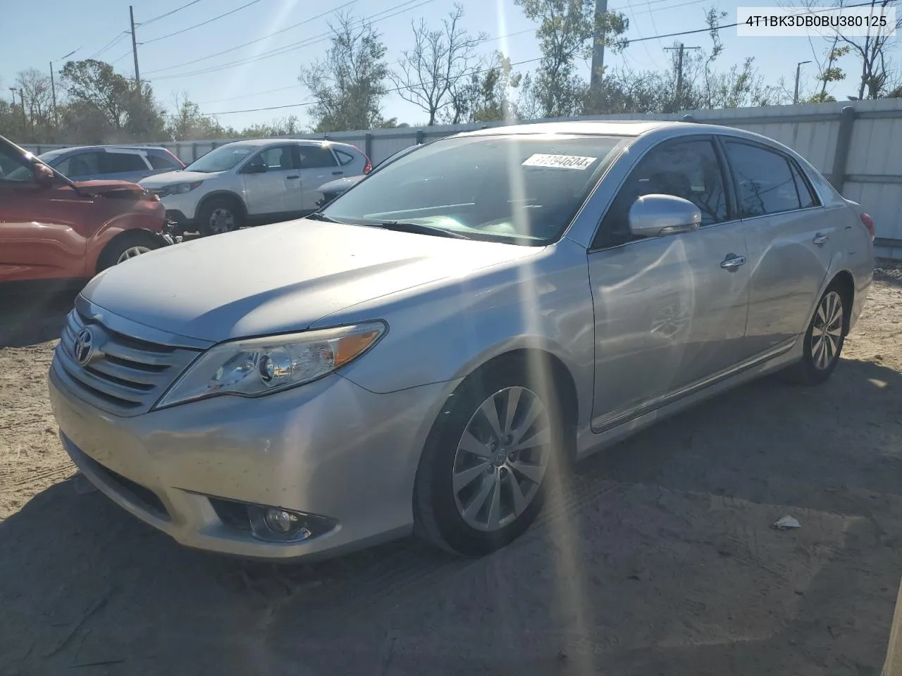 2011 Toyota Avalon Base VIN: 4T1BK3DB0BU380125 Lot: 77894604