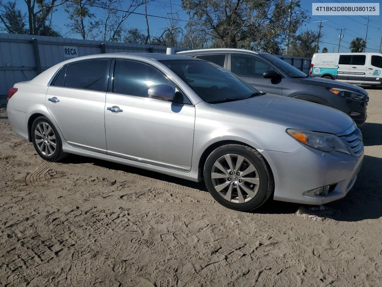 2011 Toyota Avalon Base VIN: 4T1BK3DB0BU380125 Lot: 77894604