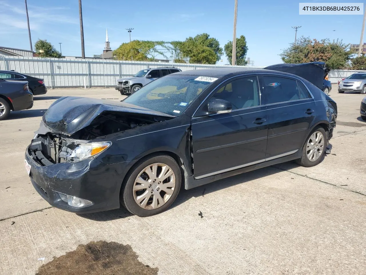 2011 Toyota Avalon Base VIN: 4T1BK3DB6BU425276 Lot: 78078264