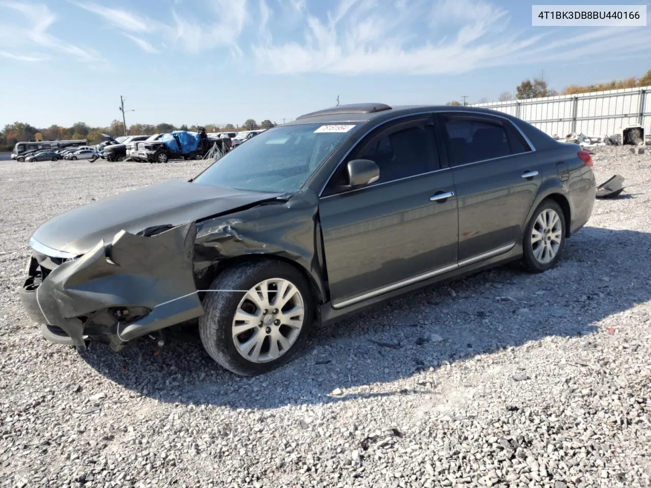 2011 Toyota Avalon Base VIN: 4T1BK3DB8BU440166 Lot: 78181994