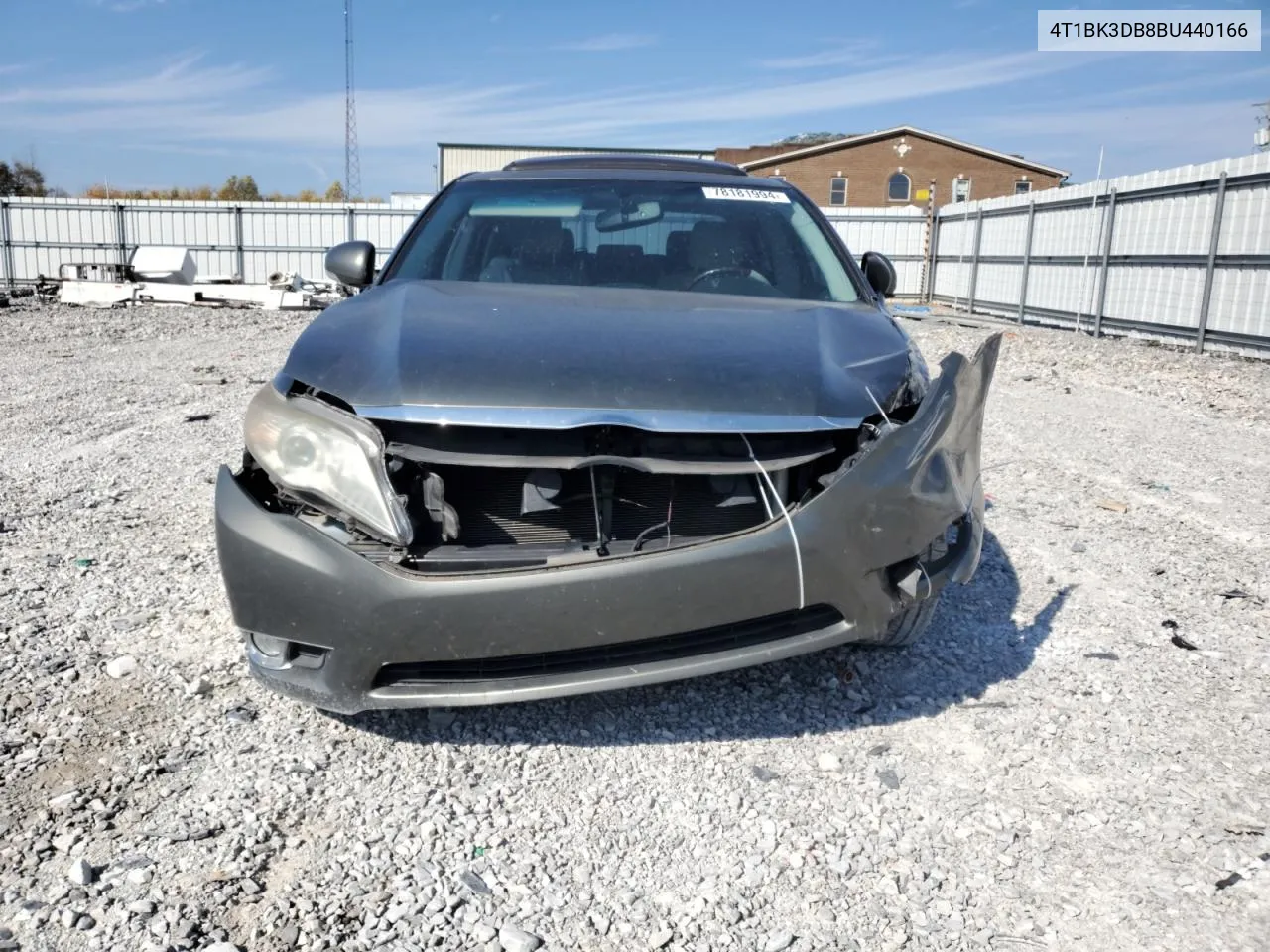 2011 Toyota Avalon Base VIN: 4T1BK3DB8BU440166 Lot: 78181994