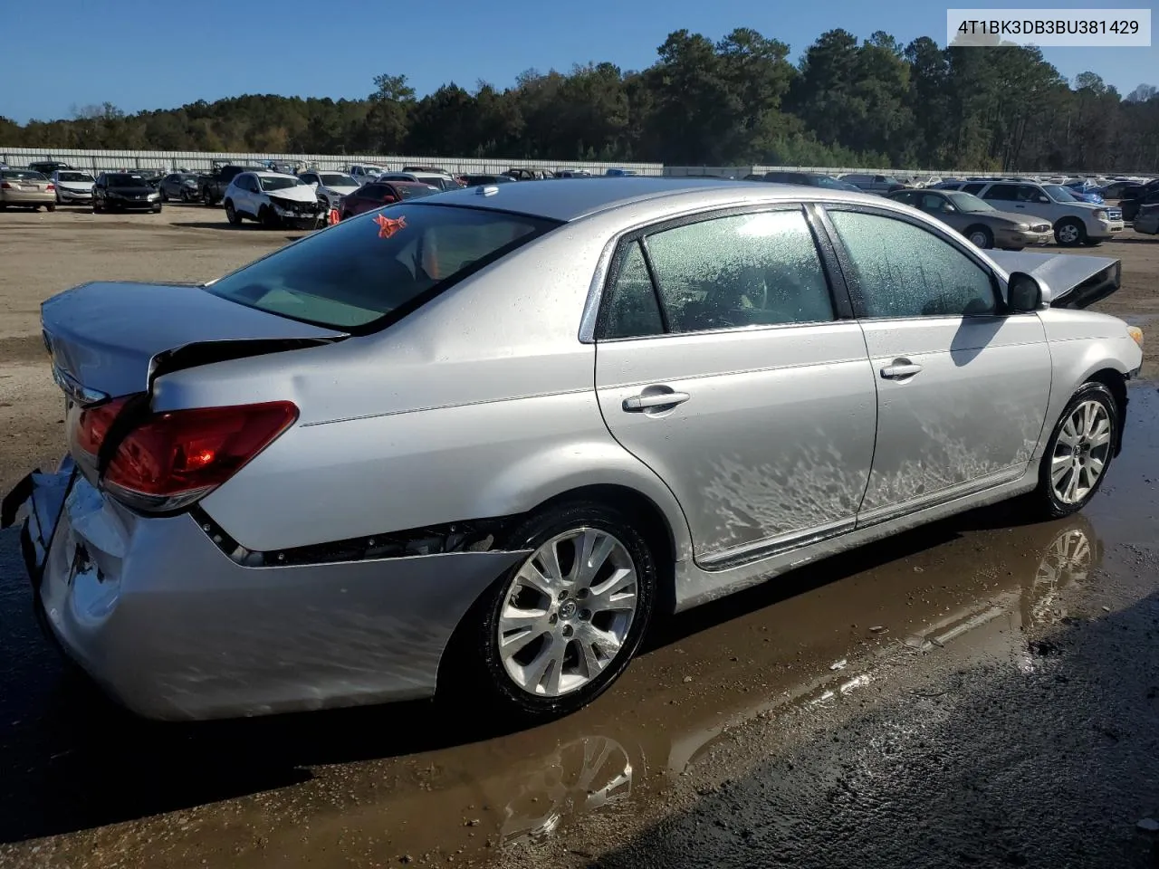 2011 Toyota Avalon Base VIN: 4T1BK3DB3BU381429 Lot: 78228494