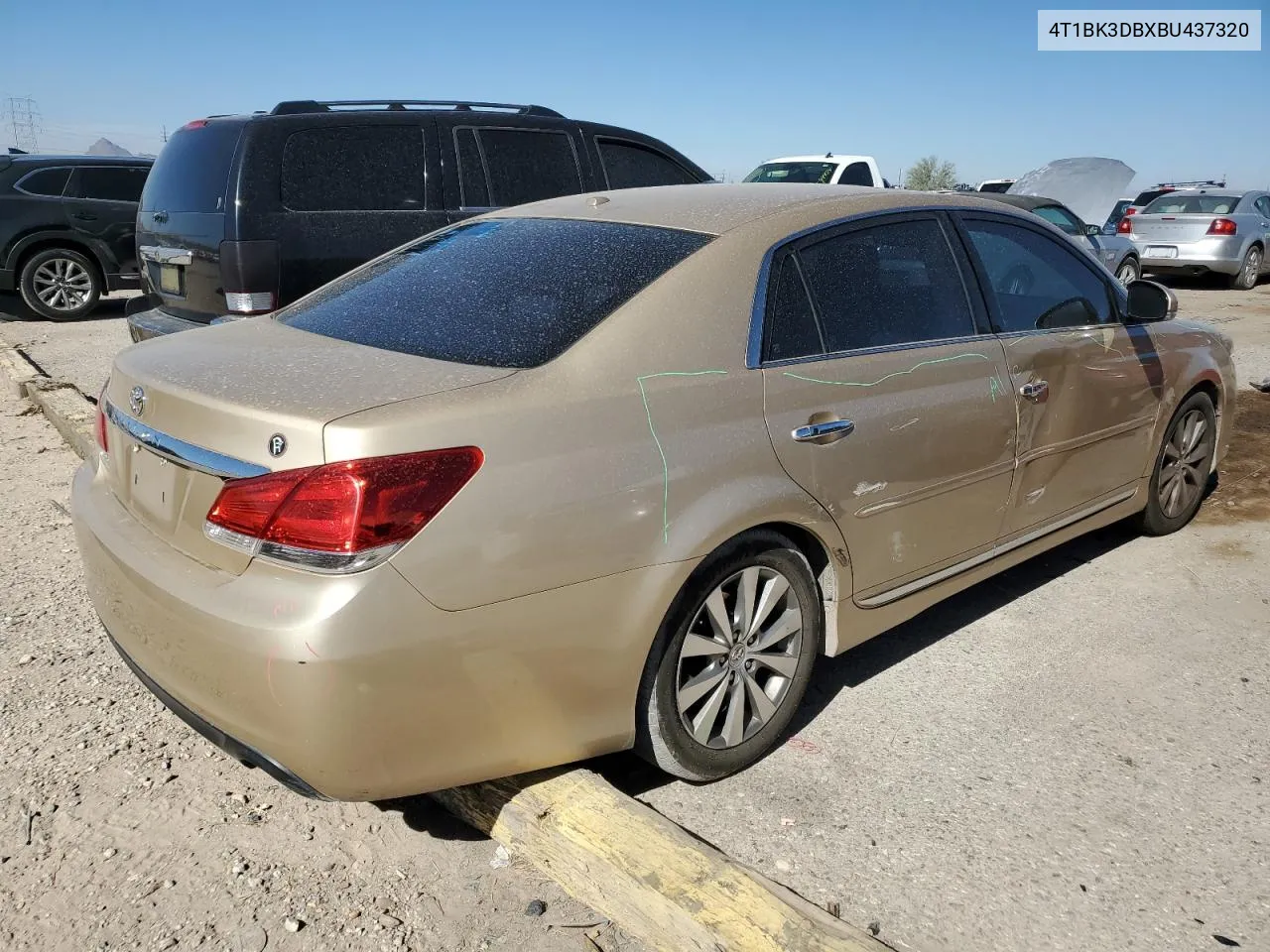 2011 Toyota Avalon Base VIN: 4T1BK3DBXBU437320 Lot: 78280204