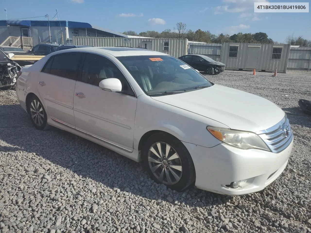 2011 Toyota Avalon Base VIN: 4T1BK3DB1BU419806 Lot: 78487654