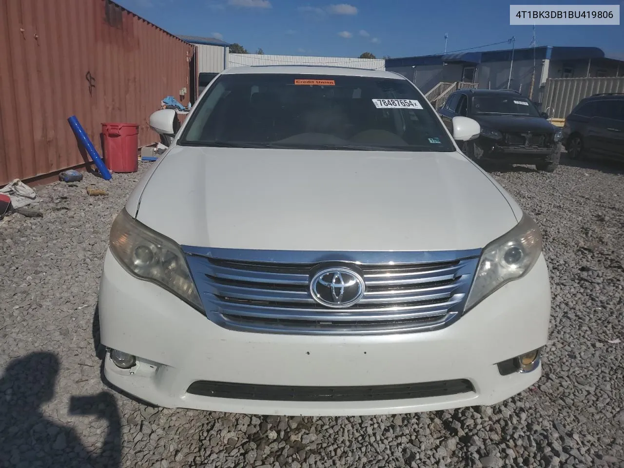 4T1BK3DB1BU419806 2011 Toyota Avalon Base