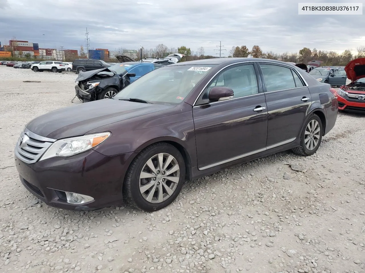 2011 Toyota Avalon Base VIN: 4T1BK3DB3BU376117 Lot: 79201684