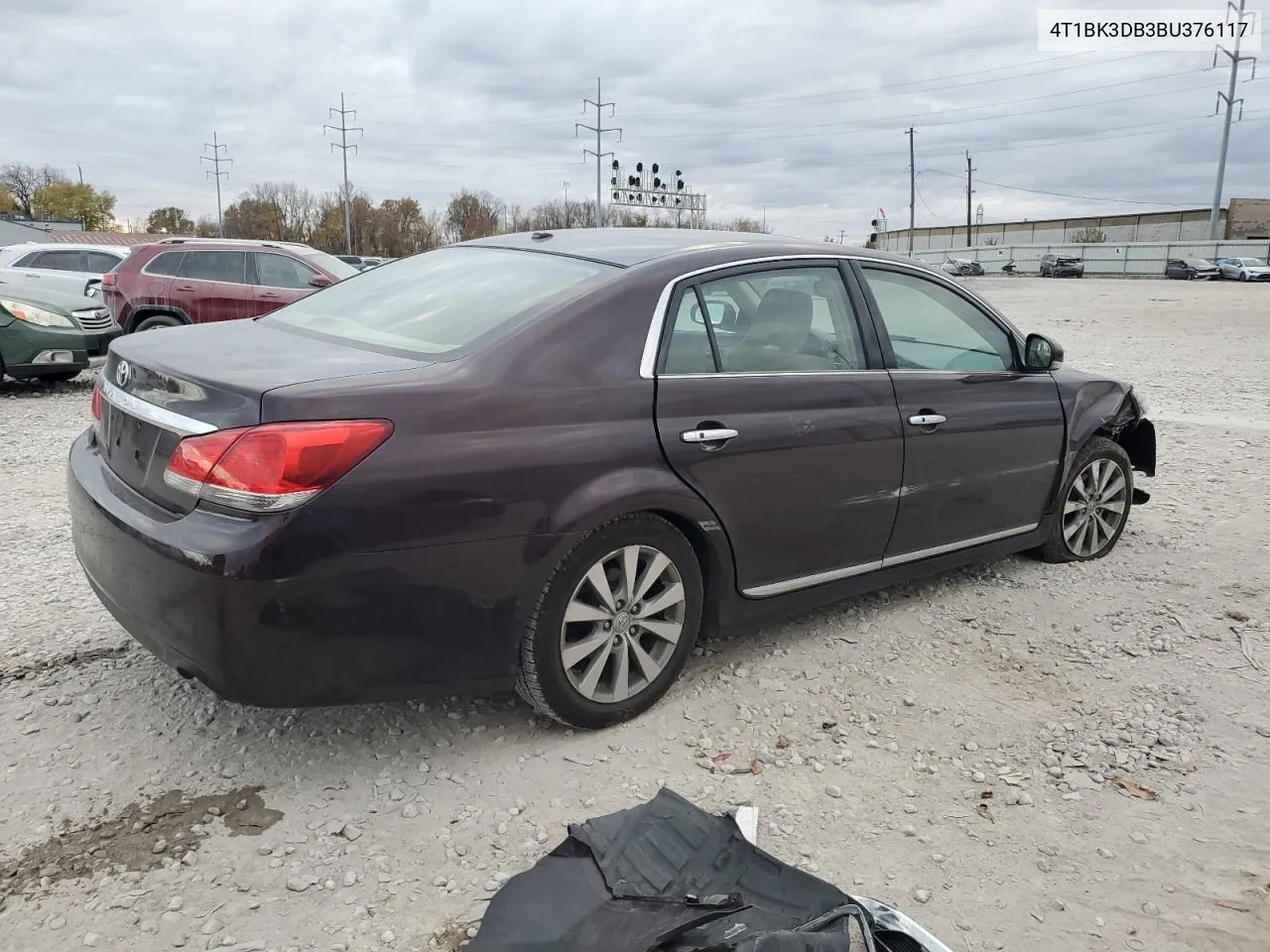 4T1BK3DB3BU376117 2011 Toyota Avalon Base