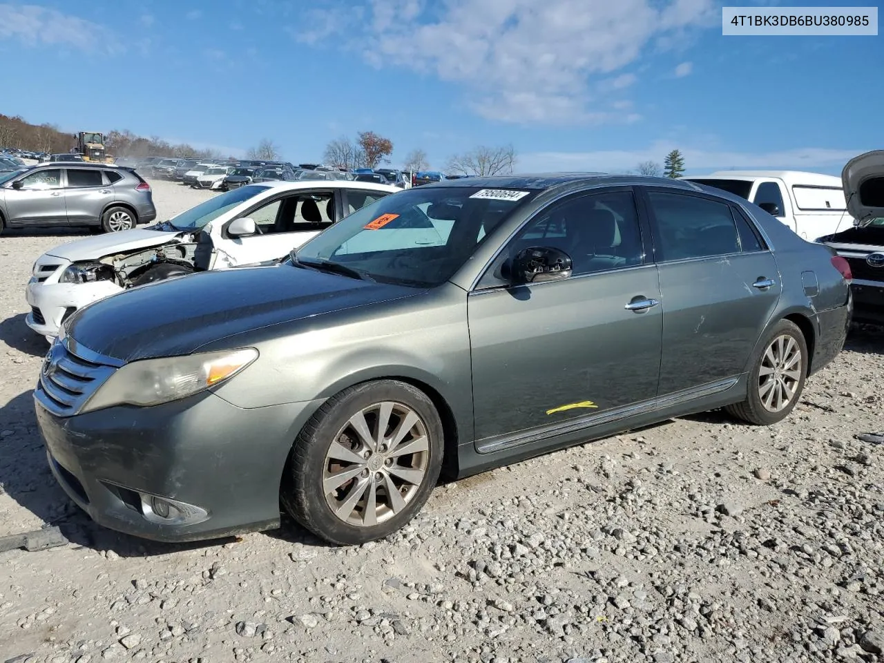 2011 Toyota Avalon Base VIN: 4T1BK3DB6BU380985 Lot: 79500694