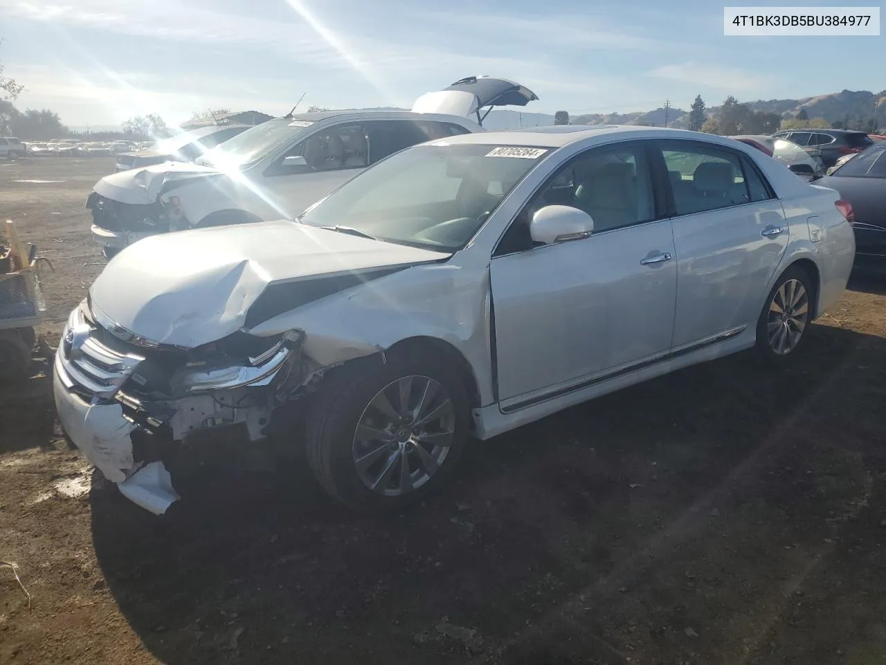 2011 Toyota Avalon Base VIN: 4T1BK3DB5BU384977 Lot: 80705284