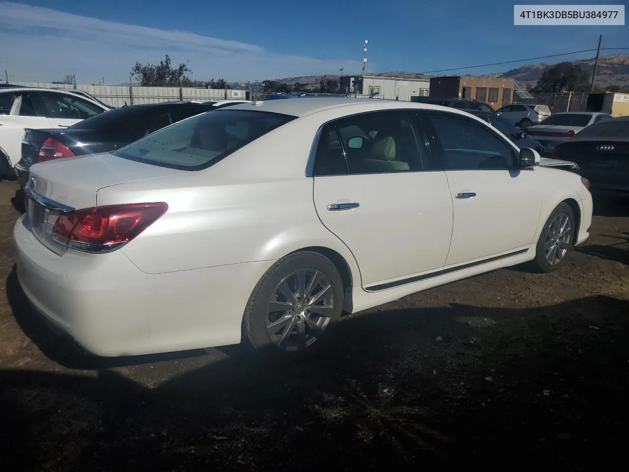 2011 Toyota Avalon Base VIN: 4T1BK3DB5BU384977 Lot: 80705284