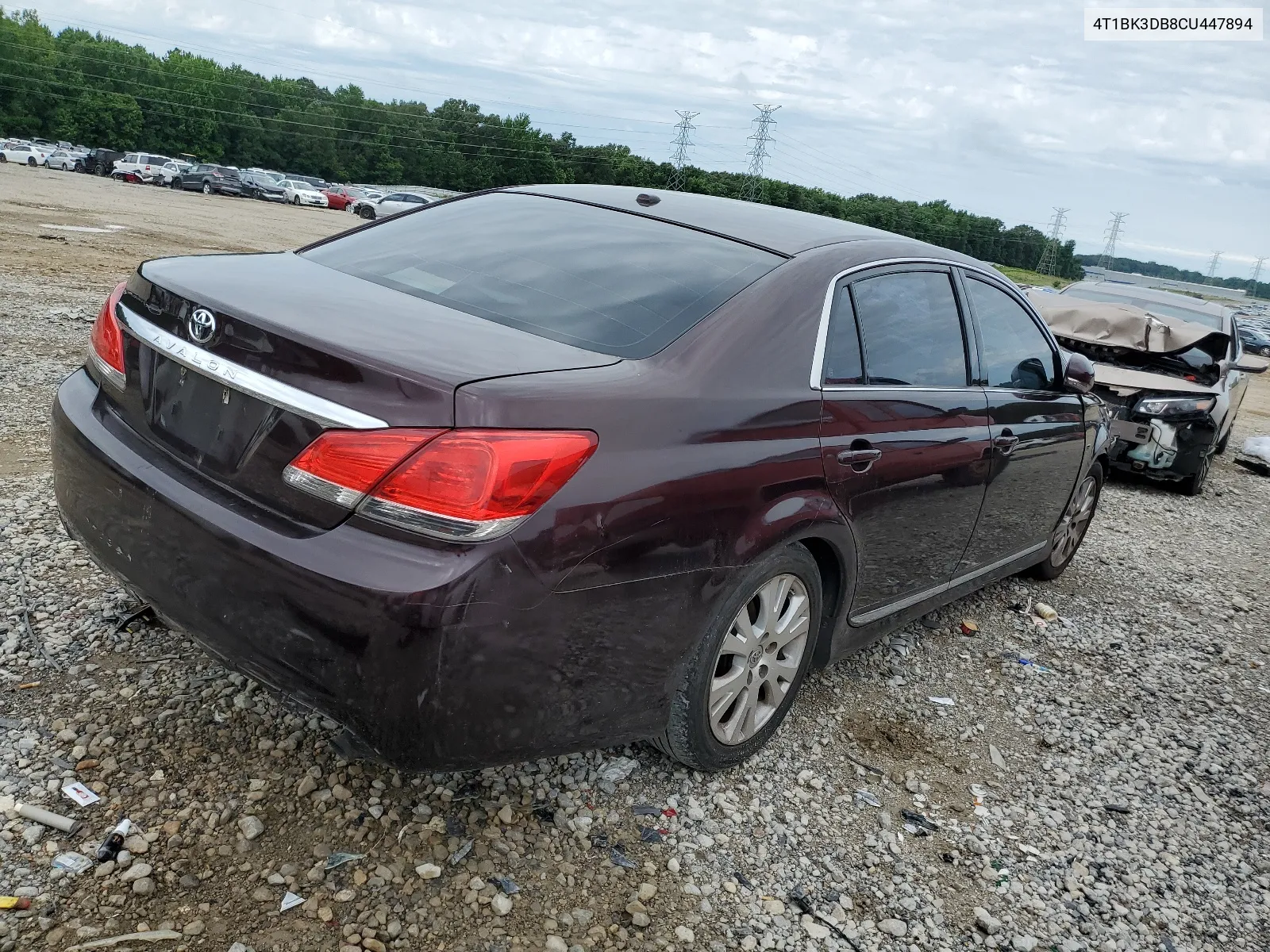 2012 Toyota Avalon Base VIN: 4T1BK3DB8CU447894 Lot: 56843654