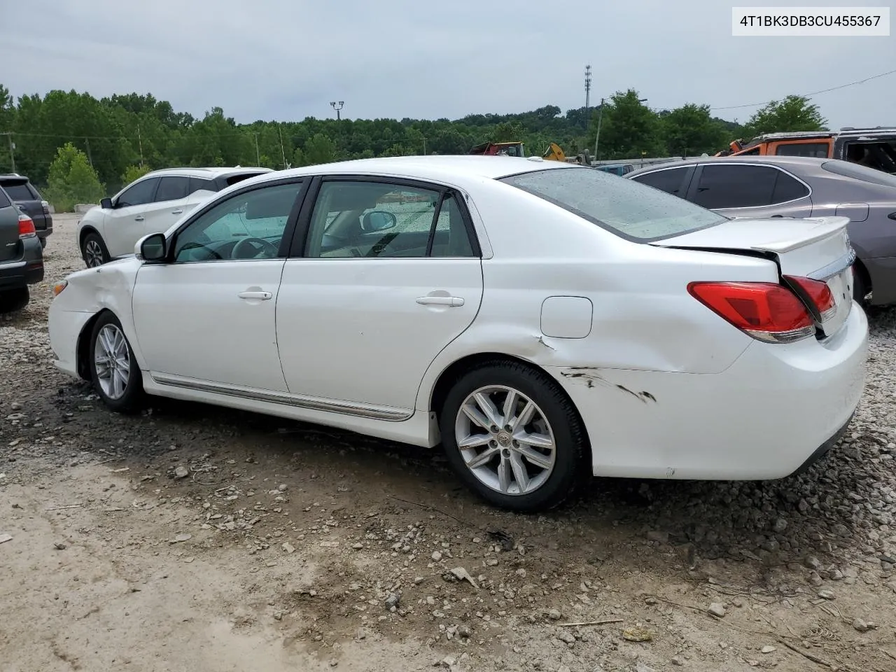 2012 Toyota Avalon Base VIN: 4T1BK3DB3CU455367 Lot: 59443864