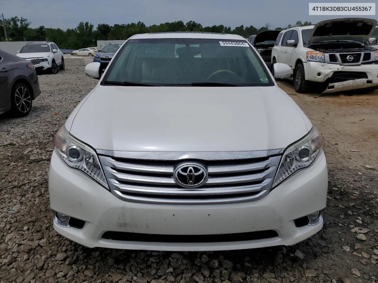 2012 Toyota Avalon Base VIN: 4T1BK3DB3CU455367 Lot: 59443864