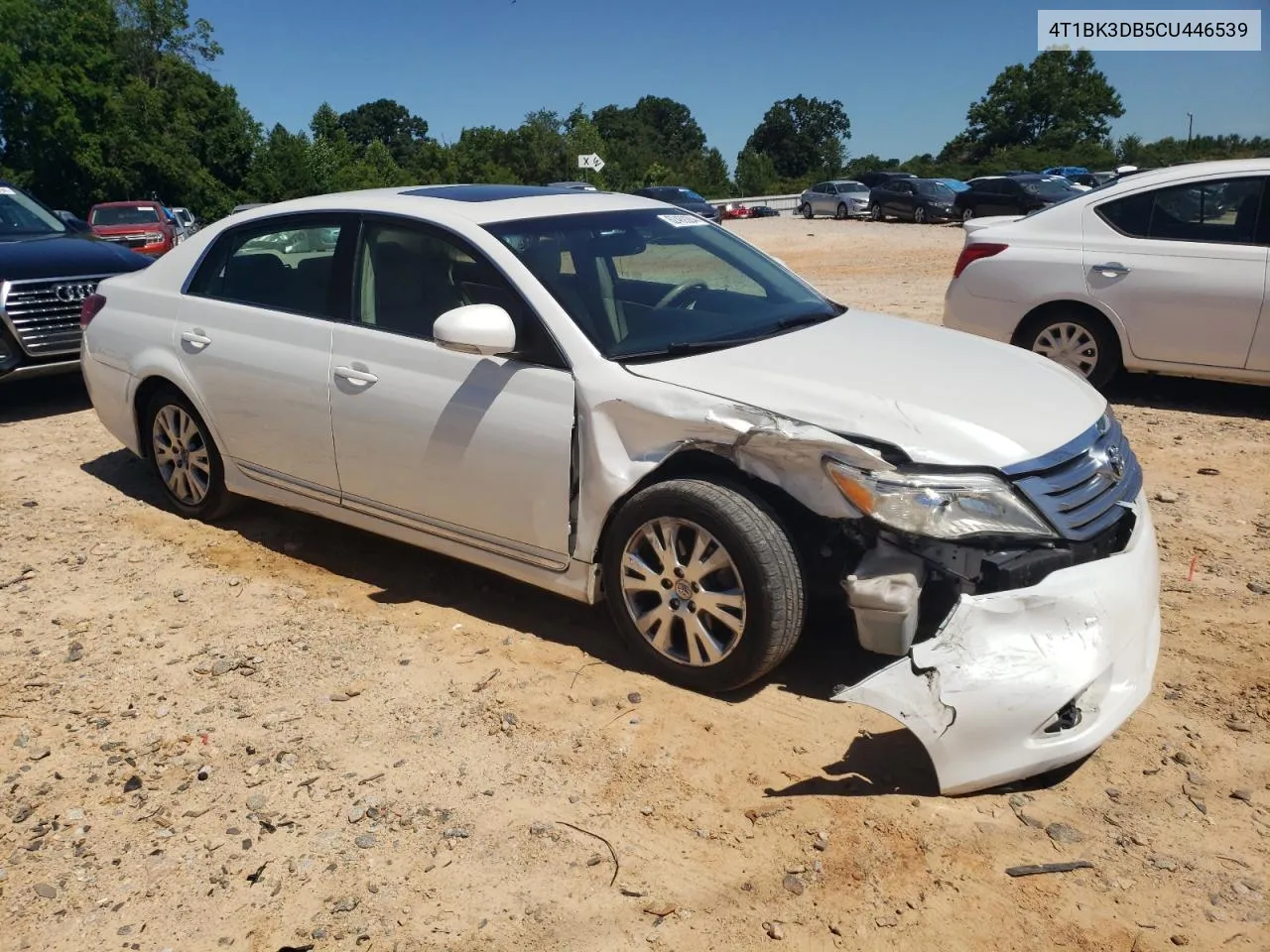 4T1BK3DB5CU446539 2012 Toyota Avalon Base