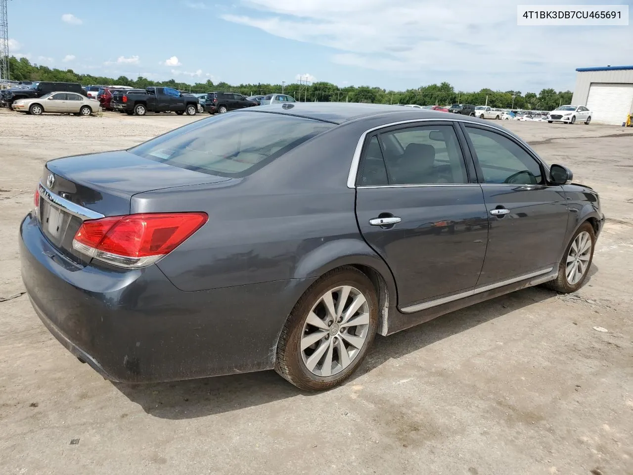 2012 Toyota Avalon Base VIN: 4T1BK3DB7CU465691 Lot: 63689644