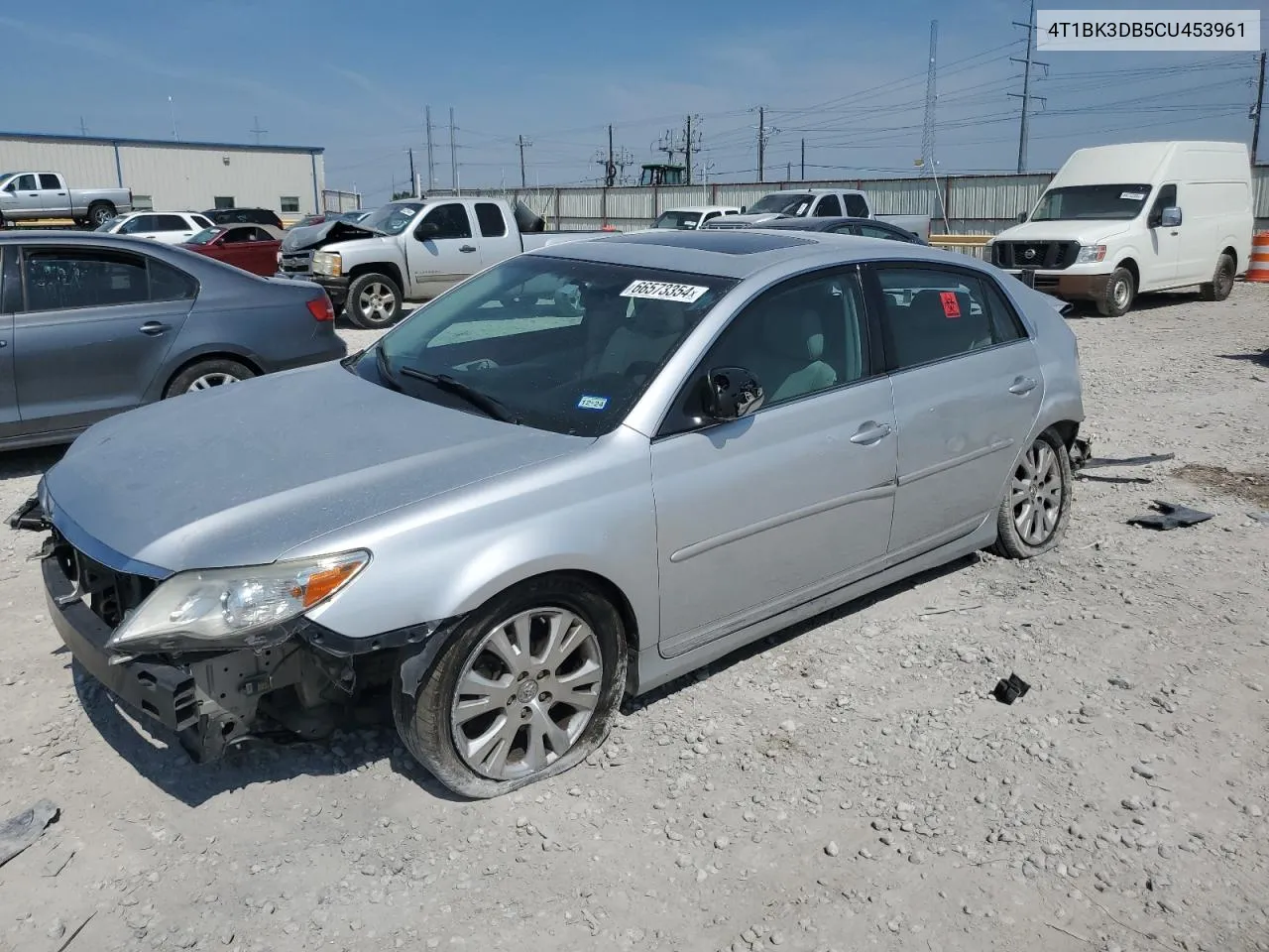 2012 Toyota Avalon Base VIN: 4T1BK3DB5CU453961 Lot: 66573354