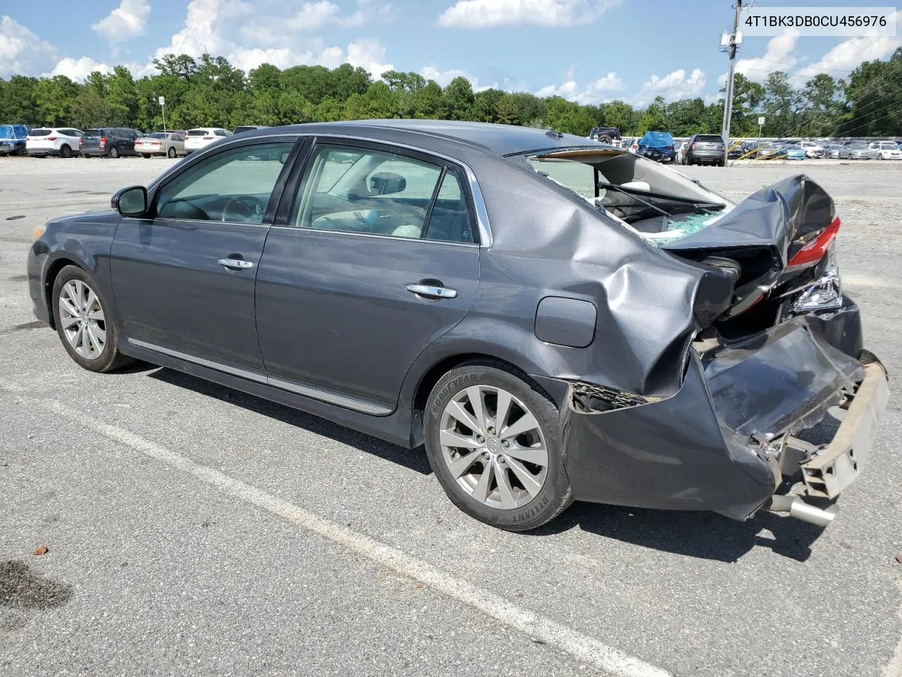 2012 Toyota Avalon Base VIN: 4T1BK3DB0CU456976 Lot: 69303094