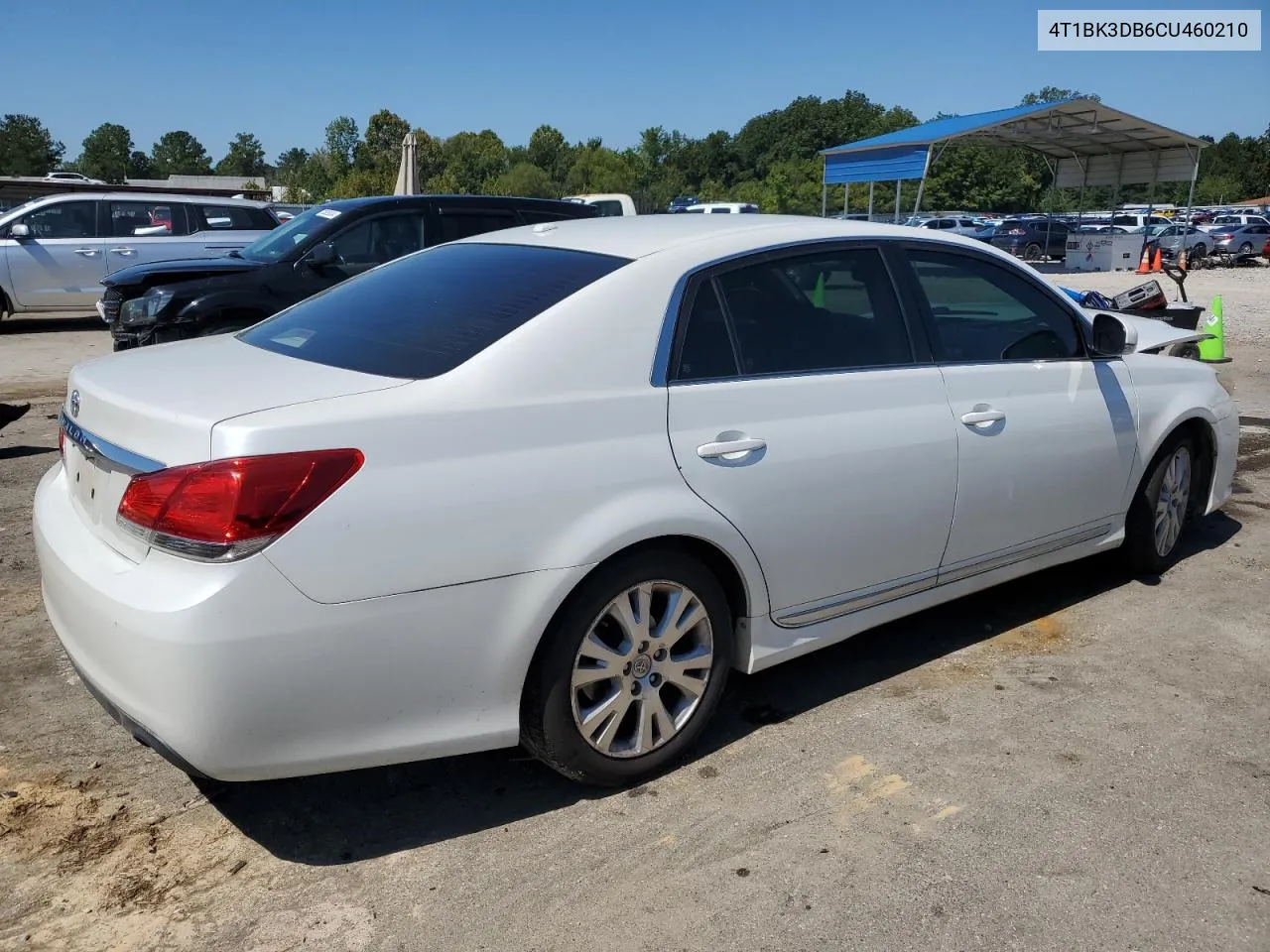 4T1BK3DB6CU460210 2012 Toyota Avalon Base