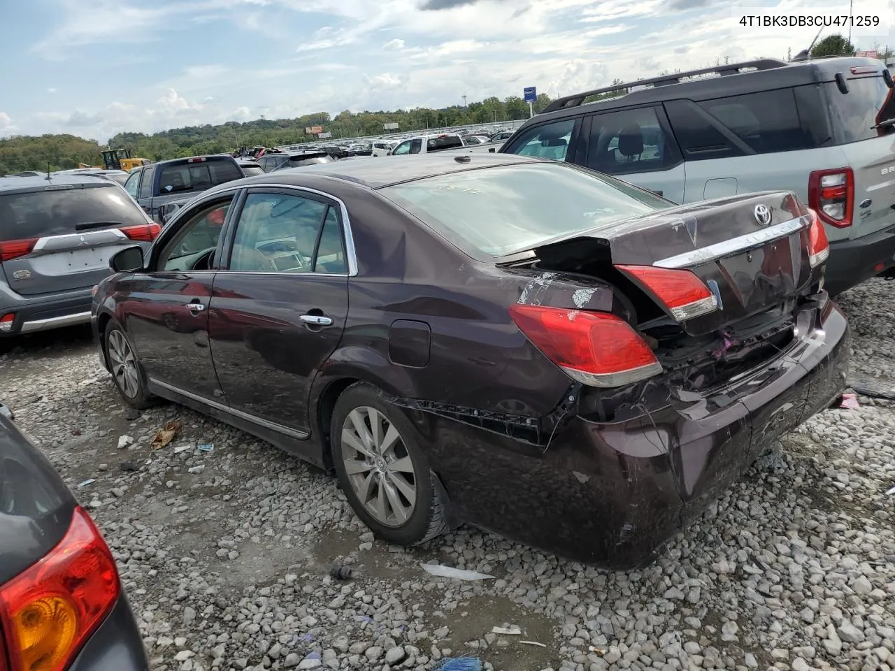 2012 Toyota Avalon Base VIN: 4T1BK3DB3CU471259 Lot: 70958184